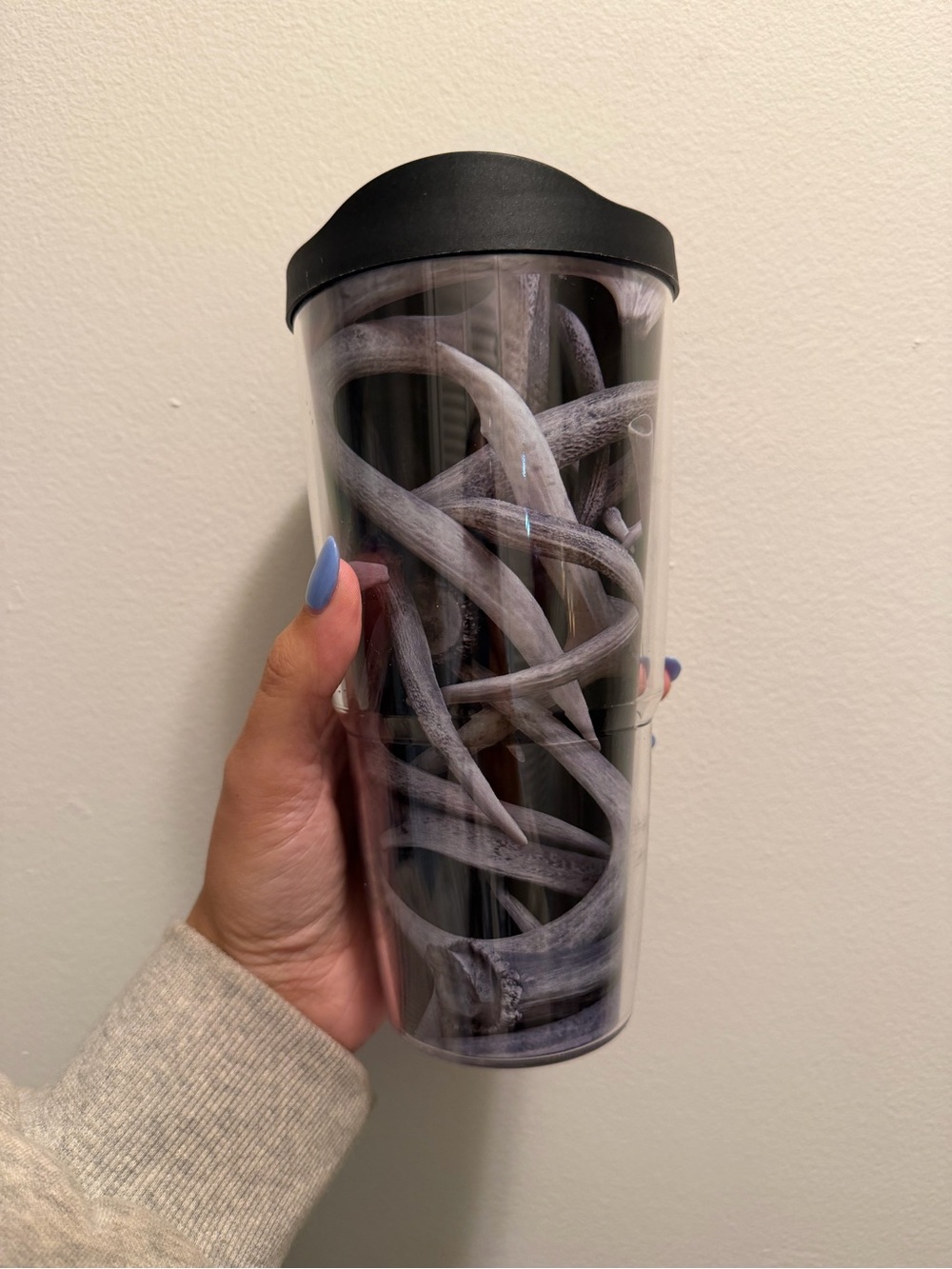 Large Tervis Antler Pattern Travel Tumbler